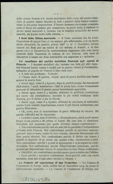 Documenti della guerra : bollettino d'informazioni pubblicato dalla Camera di commercio di Parigi